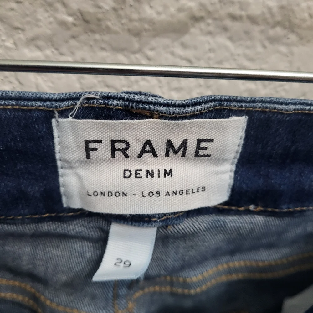 Frame High Rise  Crop Mini Boot - Picture 2 of 4